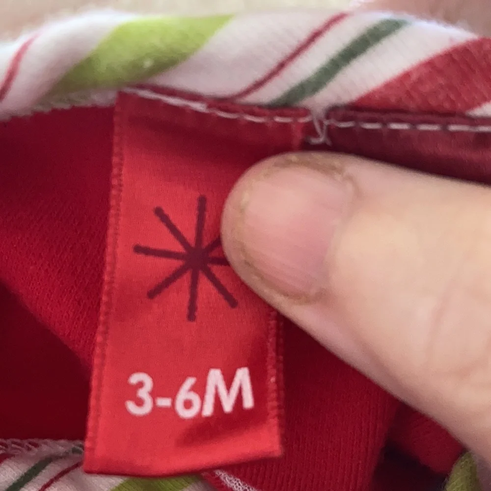 FINAL MARKDOWN My first Christmas infant one piece 3-6 months